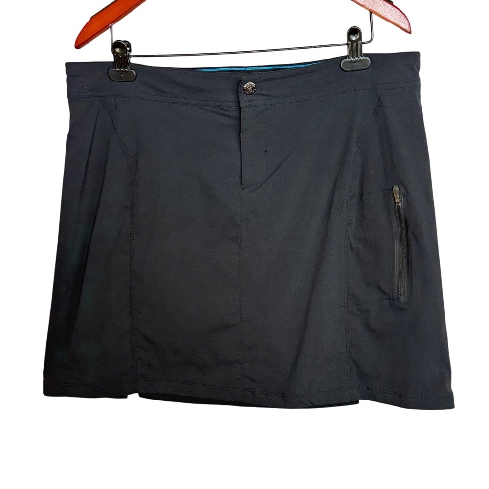 Columbia Omni-Shield Black Hiking Skort Women 16 Plus Size Water Repellent